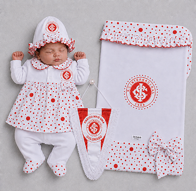 Kit Bebê Internacional Saída de Maternidade Luxo Meninas