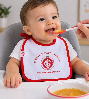 Babador Bebê Internacional de Amarrar 100 Algodão Oficial