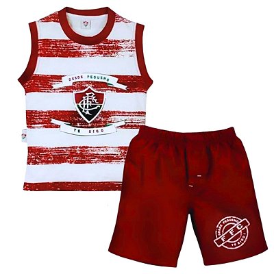 Conjunto Infantil Fluminense Regata Oficial