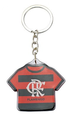 Chaveiro de Metal Camisa Futebol 5cm Flamengo Oficial