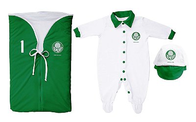 Kit Saída Maternidade Palmeiras Torcida Baby Oficial