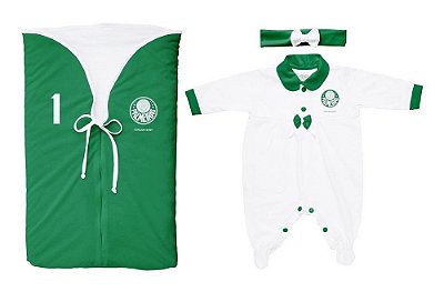 Kit Saída Maternidade Palmeiras Feminino Torcida Baby