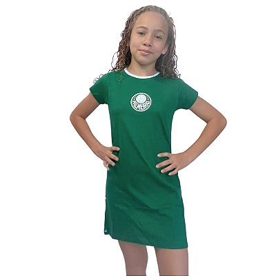 Vestido Infantil Palmeiras Campeoníssimo Oficial