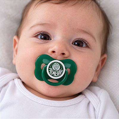 Chupeta Palmeiras Borboleta Redonda S2 Kids Gol