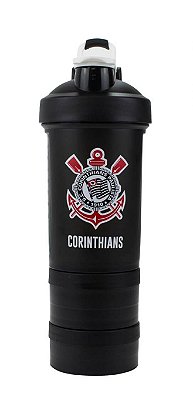 Garrafa Shakeira Com Mola Corinthians 500ml