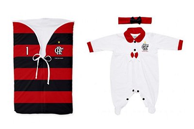 Kit Maternidade Flamengo Meninas - Torcida Baby