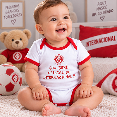 Body Internacional Frase Sou Bebê Oficial Do Internacional