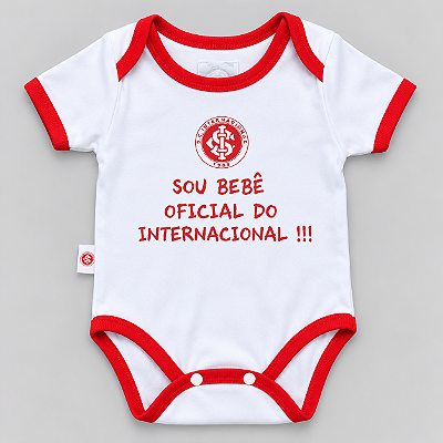 Body Internacional Frase Sou Bebê Oficial Do Internacional