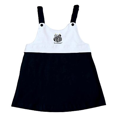 Vestido Infantil Santos Com Alça - Torcida Baby