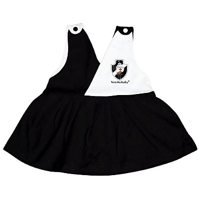 Vestido Bebê Vasco Decote V - Torcida Baby