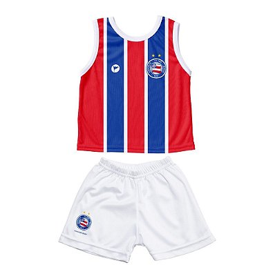 Conjunto Bahia Bebê Regata - Torcida Baby