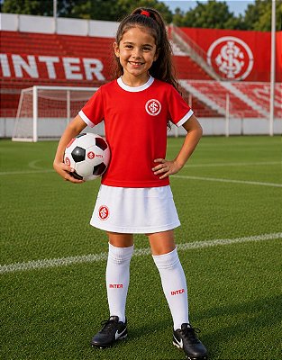 Uniforme Infantil Internacional Artilheira Feminino Oficial