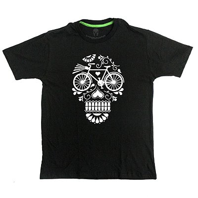 Camiseta Caveira Bike