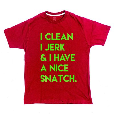 Camiseta I clean I jerk