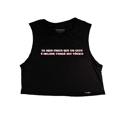 Cropped ta mais fraco que um gato