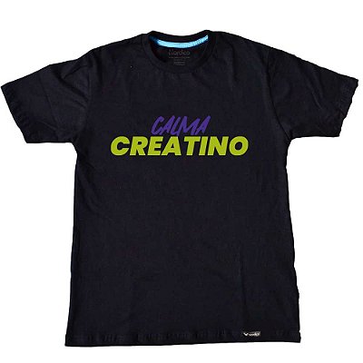 Camiseta Calma Creatino Preta