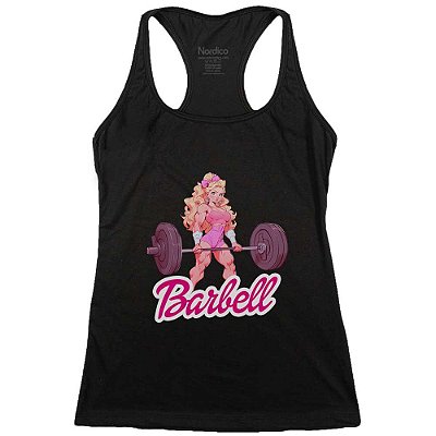 Regata Feminina Barbell Barb 100% Algodão