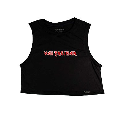 Cropped Vai Treinar Preta