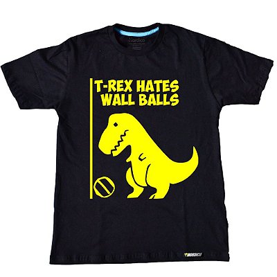 Camiseta Trex Hates Wall Ball