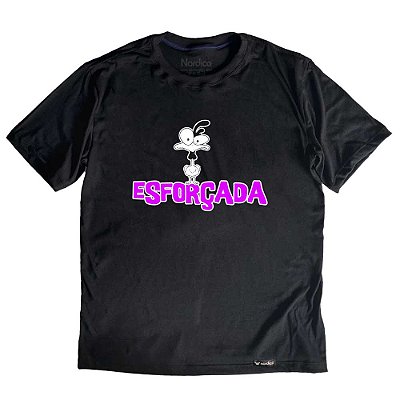 Oversized Franga esforçada Preta