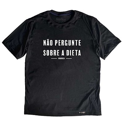 Oversized Não Pergunte Sobre a Dieta Preta