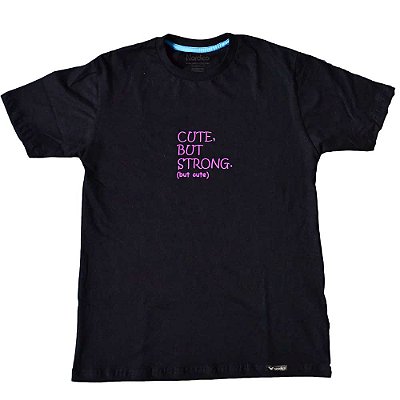 Camiseta Cut but Strong Preta