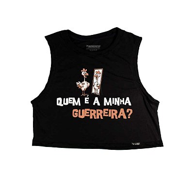 Cropped Quem é a minha Guerreira Preta