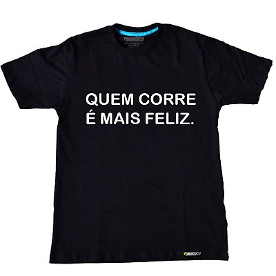 camiseta nordico quem corre é mais feliz