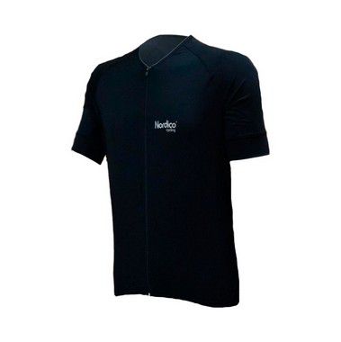 camisa ciclismo black com faixa refletiva ref 439 c6