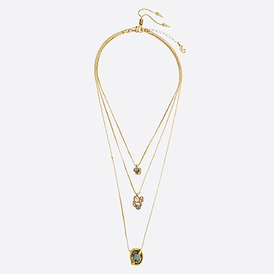 Colar Triplo Básica Ouro