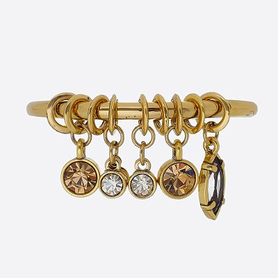 Pulseira Berloques Básica Ouro