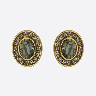 Brinco Delicado Fume Básica Ouro