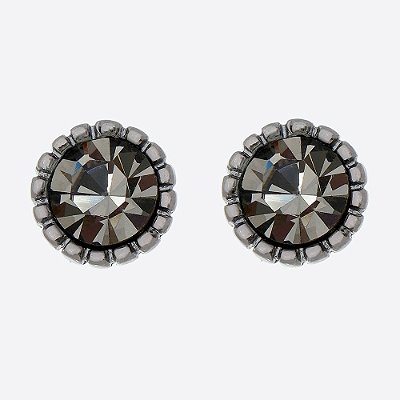 Brinco Black Diamond Básica Prata