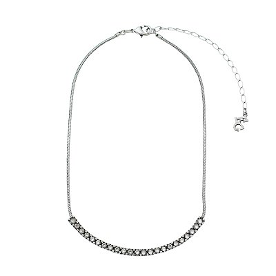 Choker Silver Shade Básica Prata