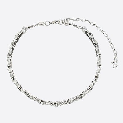 Colar Choker Articulado Básica Prata