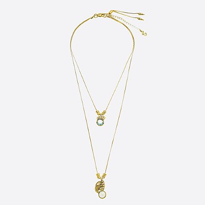 Colar Duplo Arwen Ouro