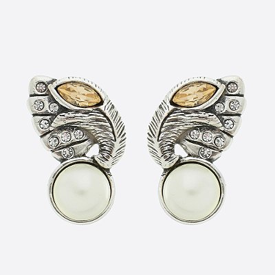 Brinco Pérola Arwen Prata