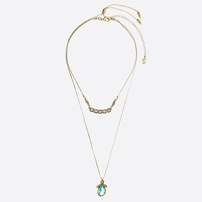 Colar Duplo Tasmin Ouro