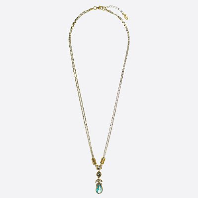 Colar Longo Turmalina Tasmin Ouro