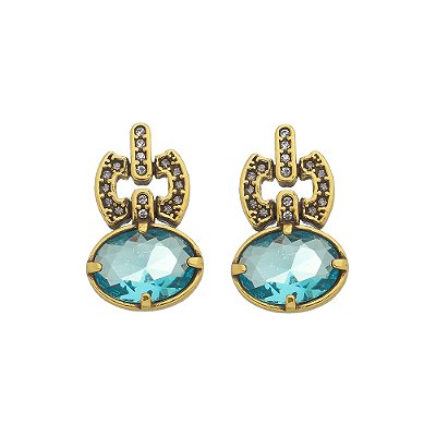 Brinco Turmalina Meredith Ouro