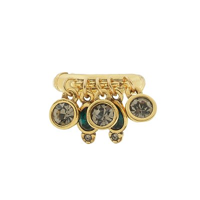 Anel Berloques Dinasty Ouro
