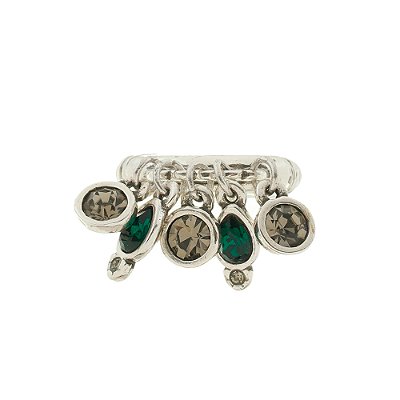 Anel Berloques Dinasty Prata