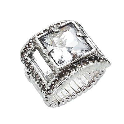 Anel Conceito Gatsby Prata