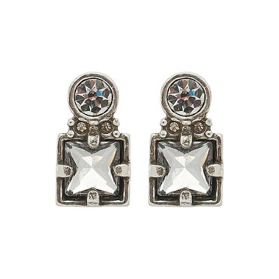 Brinco Carré Gatsby Prata