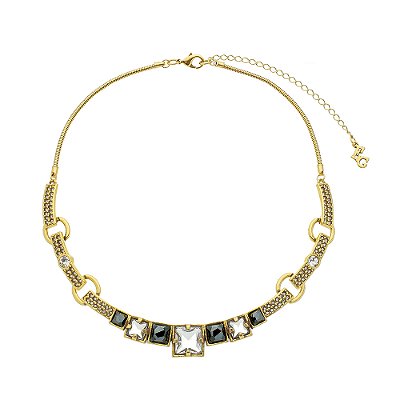Colar Choker Conceito Gatsby Ouro