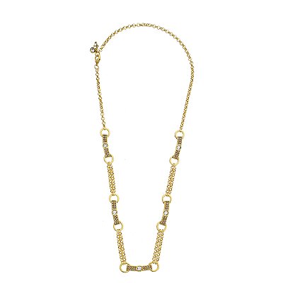 Colar Design Gatsby Ouro