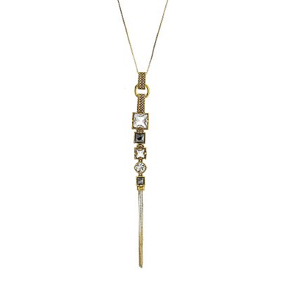 Colar Longo Gatsby Ouro