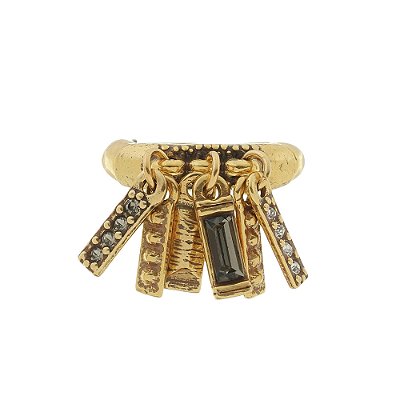 Anel Pendente Bessie Ouro