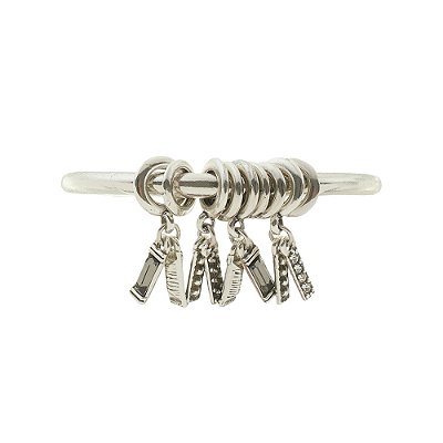 Pulseira Berloques Bessie Prata