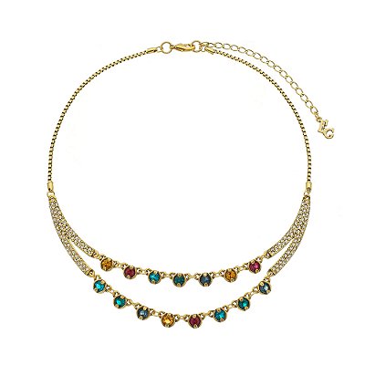 Colar Design Kahlo Ouro